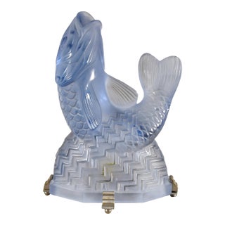 1930s Art Deco Lamp by Pierre d'Avesn Lorrain Daum & Charles Ranc - France For Sale