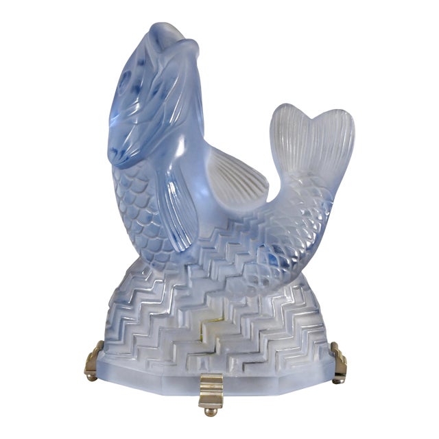 Art Deco Lamp by Pierre d'Avesn Lorrain Daum & Charles Ranc - 1930 France For Sale