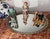 Vintage Ornate Vanity Tray or Standing Mirror With a Gold Filigree Frame and Feet For Sale - Image 10 of 10