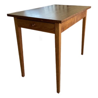 Vintage Thomas Moser Cherry End Table With Drawer For Sale