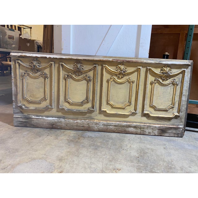 Antique French Boiserie Architectural Element or Headboard For Sale In Dallas - Image 6 of 7