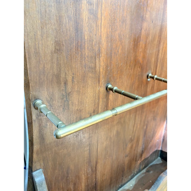 Art Nouveau Monumental Coat Rack with Mirror, France, 1900s For Sale - Image 14 of 18