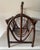Elegant magazine/newspaper rack in stained rattan and bamboo from the 1970s. • Period: 20th century — Circa 1970 • Origin:...