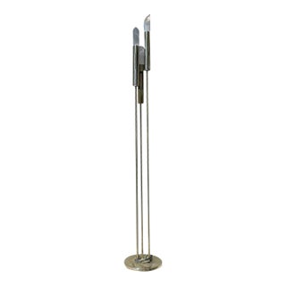 Unique Floor Lamp With Lucite Prisms For Sale