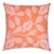 Schumacher Lanzadera Vine Indoor/Outdoor 20" Pillow in Melon For Sale