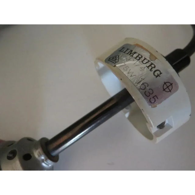 White Opaline Hanging Lamp from Glashütte Limburg, Germany, 1960s For Sale - Image 15 of 17