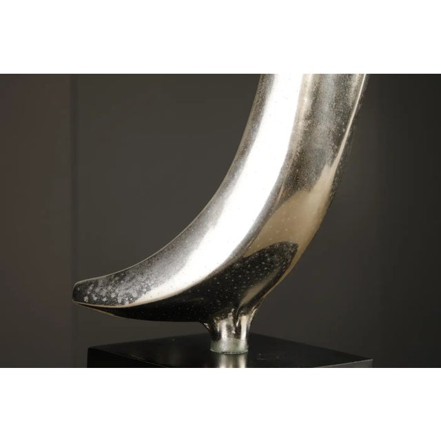 Maurizio Tempestini for Laurel Lamp Co Sculptural Chrome Arc Table Lamp, 1970s For Sale - Image 11 of 17