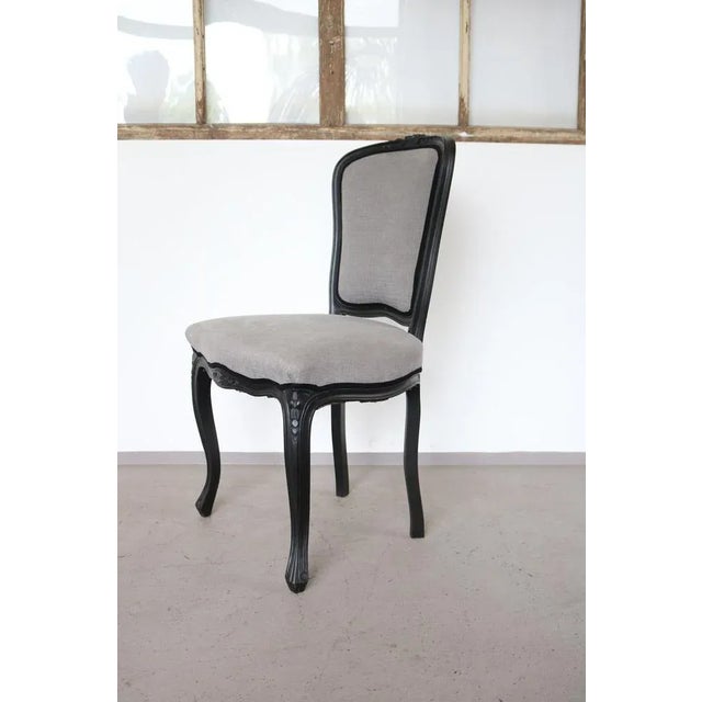 Black and Grey Neo Baroque Chair For Sale - Image 4 of 10