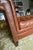 Late 20th Century Traditional Tufted Chesterfield "Austin Brown" Leather Rolled-Arm Bench For Sale - Image 4 of 9