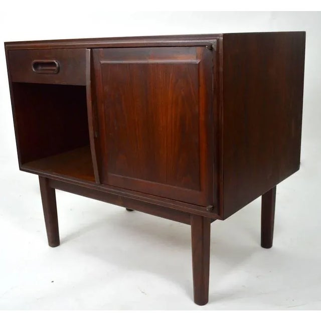 Mid-Century Modern Danish Nightstand For Sale - Image 3 of 12