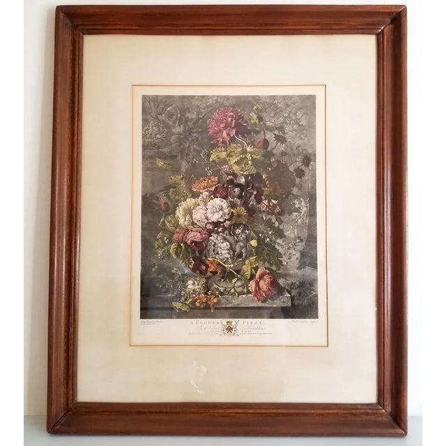 "A Flower Piece in the Cabinet at Houghton" Original Print by Richard Earlom For Sale In New York - Image 6 of 8