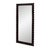 2020s Flora 32 in. W x 69.5 in. H Rectangular Scalloped Rattan Floor Mirror, Chocolate For Sale - Image 5 of 8