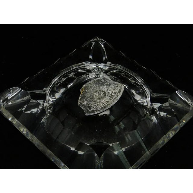 Art Deco Ashtray from Val Saint Lambert, Belgium, 1950s, in Very Good conditions. Designed 1950 to 1959 This piece has an...