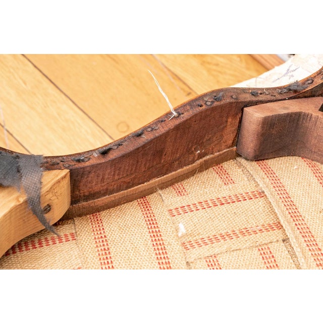 18th Century Walnut Queen Anne Style Upholstered Side Chairs—A Pair For Sale - Image 10 of 12