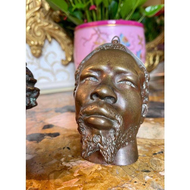 Bronzes Saïd Abdallah / African Venus by Charles Cordier, 19th Century, Set of 2 For Sale - Image 3 of 11
