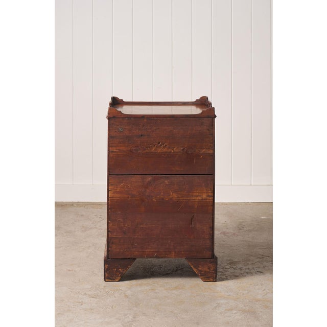 Georgian Inlay Mahogany Night Cabinet With Tray Top (C. 1850) For Sale - Image 16 of 16