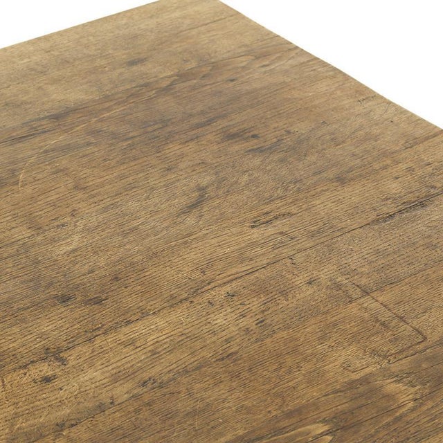 Mid-Century Modern Mid-Century Rustic Brutalist Oak Dining Table, 1960s For Sale - Image 3 of 12