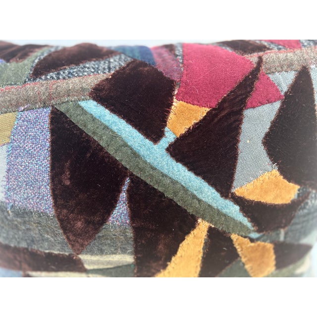 1930s A Pillow With Patchwork For Sale - Image 4 of 6