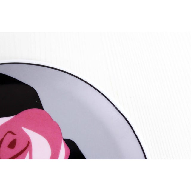 Art Deco Plate by Roberto Tortoli, 1960s For Sale - Image 3 of 11