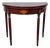 Sheraton-Style Demilune Flip-Top Console / Game Table With Urn Inlay For Sale