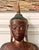 Mid-Century Modern Antique Burmese Lacquer Wood Shan Style Buddha Statue For Sale - Image 3 of 18
