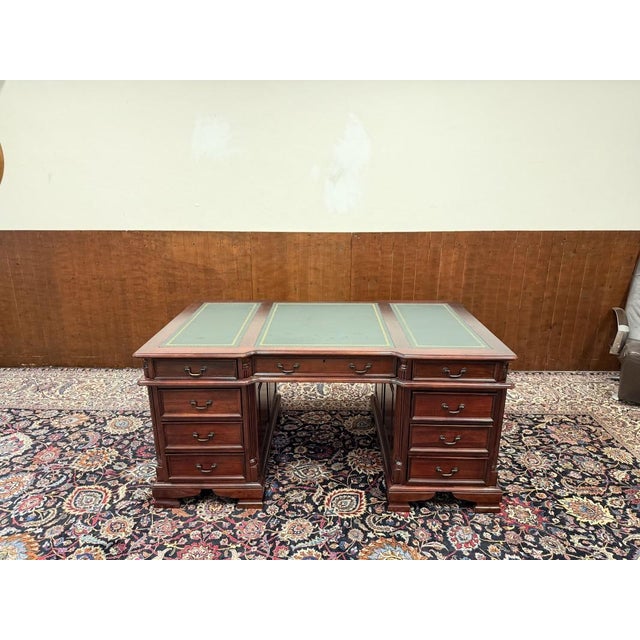 English Desk in Mahogany For Sale - Image 4 of 18