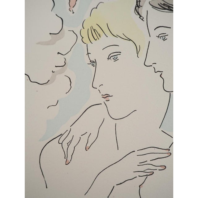 Léonard Tsuguharu Foujita, The Lovers, Original Engraving For Sale - Image 5 of 8