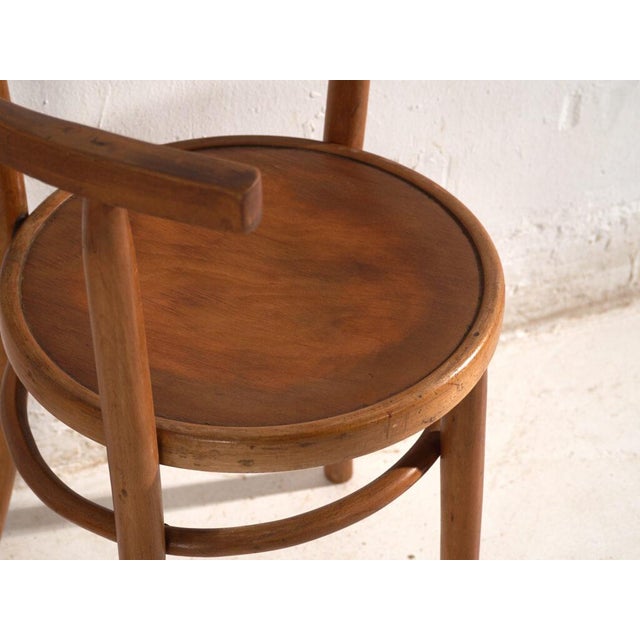 Bentwood Chairs in the style of Thonet, Hungary, 1960, Set of 2 For Sale - Image 10 of 13