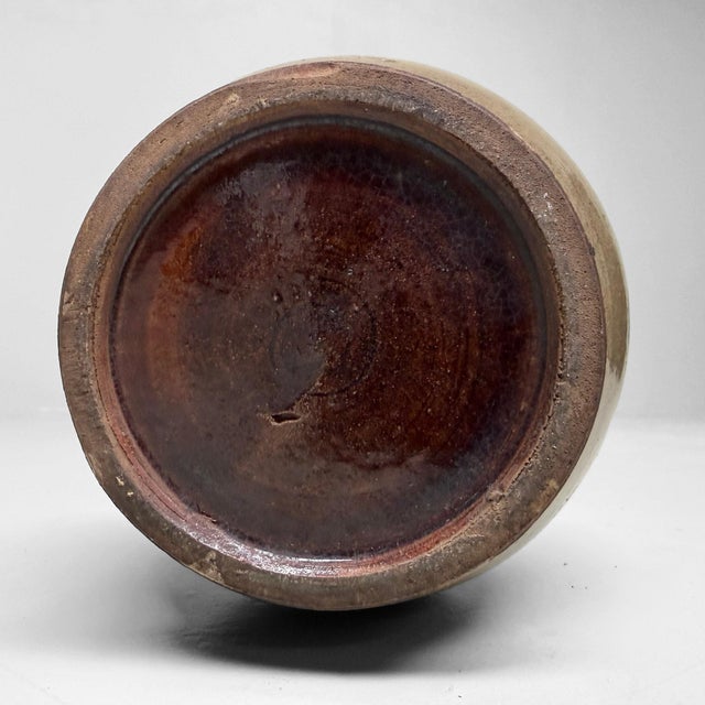 ​Drip Glazed Tokkuri Sake Bottle, Japan, 1950s For Sale - Image 10 of 11