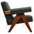 Capitol Complex Teak and Green Leather 053 Armchair by Pierre Jeanneret for Cassina For Sale - Image 15 of 15