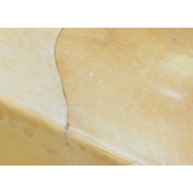 Karl Springer Goatskin Desk c.1970 For Sale - Image 9 of 9