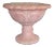Antique Salmon Red Concrete Garden Urn Planter For Sale