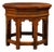 Italian 19th Century Walnut Octagonal Table with Inlaid Trompe-l'Œil Motifs For Sale