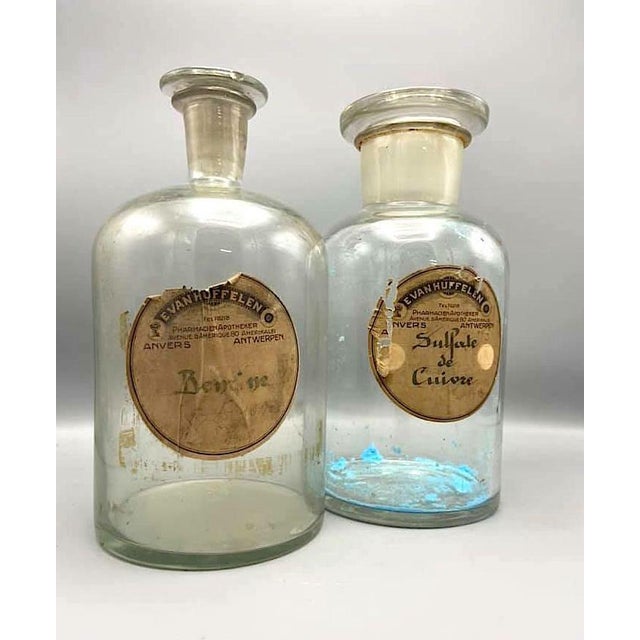Antique Pharmacy Storage Jars, 1890s, Set of 2 For Sale - Image 8 of 8