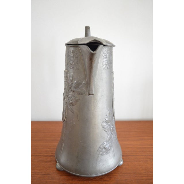 Gray Pewter Ceremonial Jug with Berlin Coat of Arms from Kayser, 1900s For Sale - Image 8 of 14