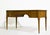 French 1970s Louis Style Black Leather Top Writing Desk or Vanity For Sale - Image 3 of 14