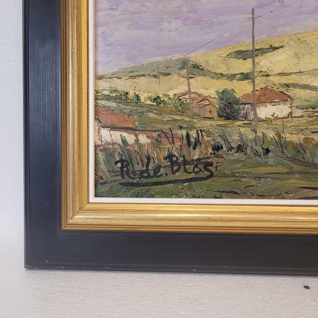 Raimundo De Blas, Spanish Landscape, 1950s, Oil on Canvas, Framed For Sale - Image 14 of 18