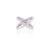 Not Yet Made - Made To Order Pink Sapphire & Diamond Criss Cross Cocktail Ring- Round Cut Gemstone Midi Finger Ring Size 5 For Sale - Image 5 of 11