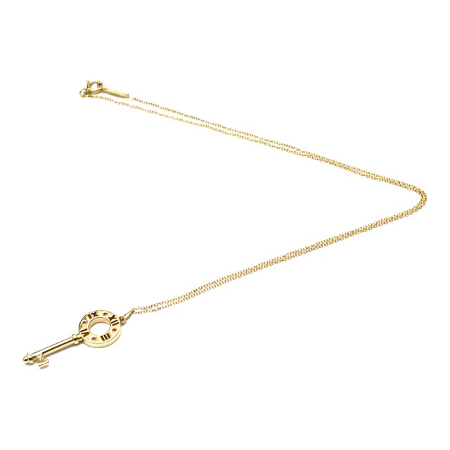 Tiffany & Co ATLAS KEY 18K ネックレス【ランク:A】 Tiffany & Co. Atlas Earrings