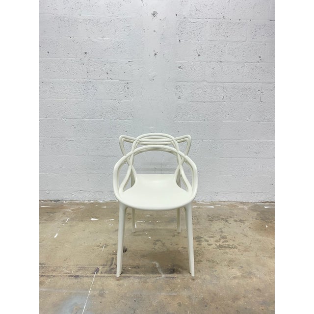 White Philippe Starck & Eugeni Quitllet White Masters Chairs for Kartell - a Pair For Sale - Image 8 of 13