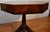 English 1930s Antique Weiman English Regency Mahogany Leather Top Side Table End Accent Table For Sale - Image 3 of 17