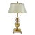 Vintage Bombay Brass Pineapple Table Lamp W Tole Shade For Sale