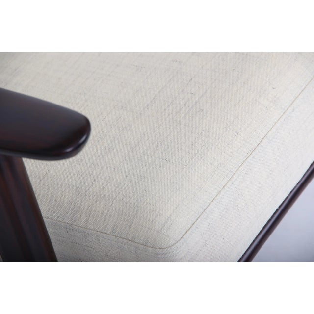 Cream Model GE233 Armchair by Hans J. Wegner for Getama Denmark For Sale - Image 8 of 11