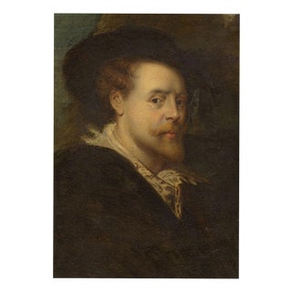 Tommaso Minardi Rubens' Self-portrait in a Hat, Watercolour For Sale