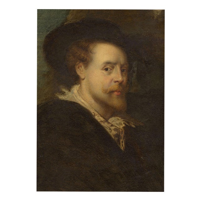 Tommaso Minardi Rubens' Self-portrait in a Hat, Watercolour For Sale