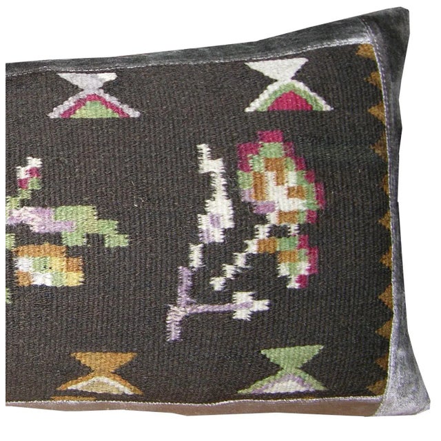 Textile Circa 1880 Antique Bessarabian Pillow For Sale - Image 7 of 9