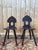 Wood 18th Century Baroque German Alsatian Chairs in Stained Wood, Set of 2 For Sale - Image 7 of 7