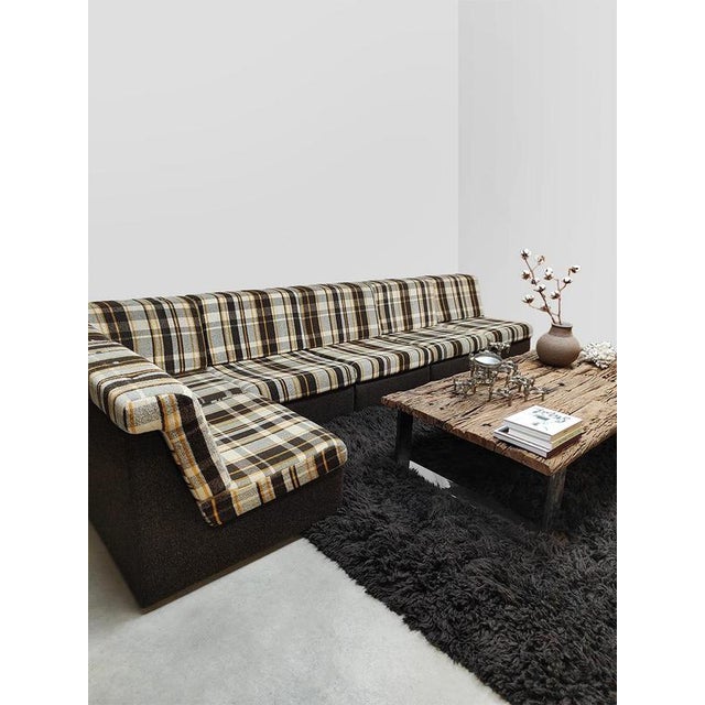 Vintage Six-Piece Modular Sofa, 1970s, Set of 6 For Sale - Image 4 of 8