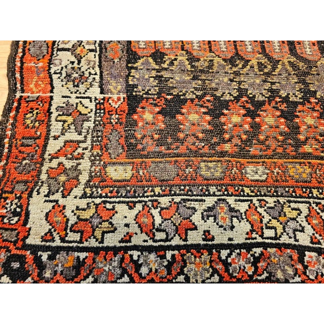 Vintage Persian Malayer Area Rug, Hand-Knotted Wool, Allover Paisley Design For Sale - Image 10 of 12