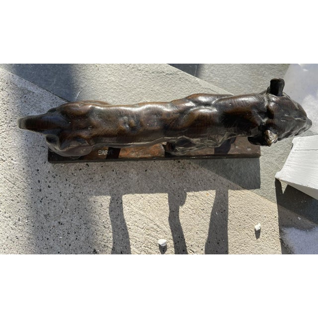French Late 19th Century “Walking Tiger” French Bronze Sculpture by Antoine‑Louis Barye – Signed Barre For Sale - Image 3 of 11
